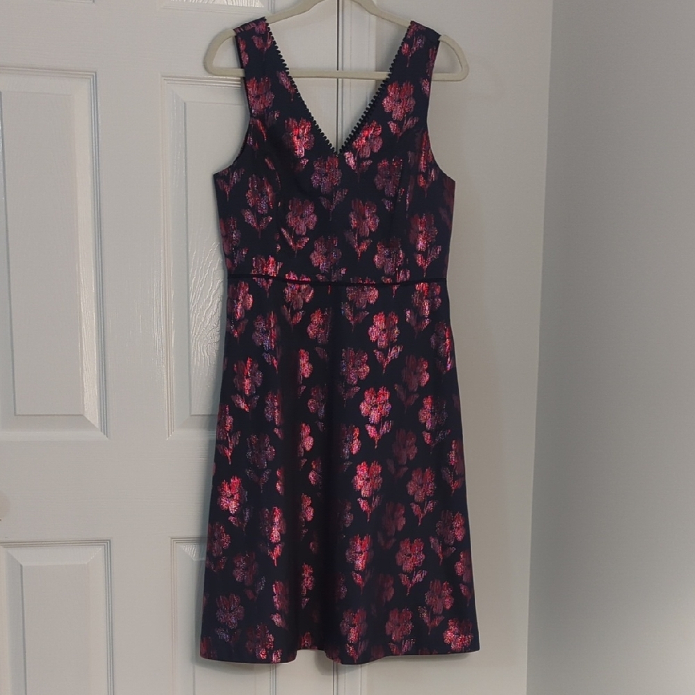 Draper James Pink Floral Midi Dress